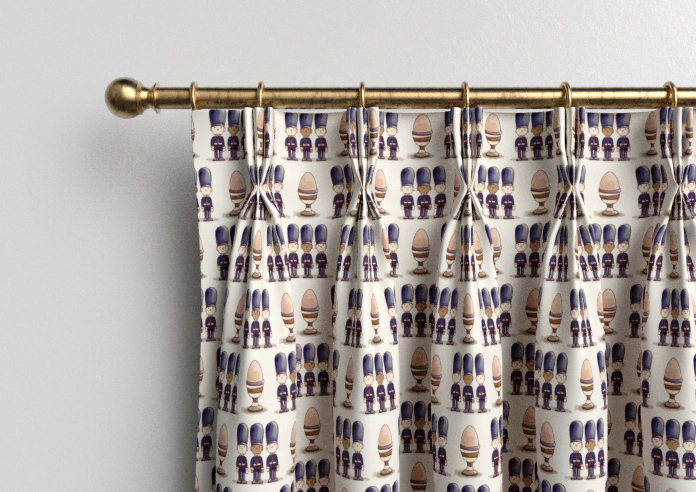 Kings Breakfast, Eggs Prince - Made to Measure Curtains - Image 11